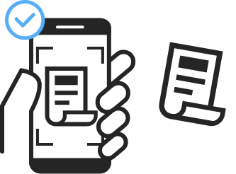 レシート・購入明細をアップロードして点数を貯める！